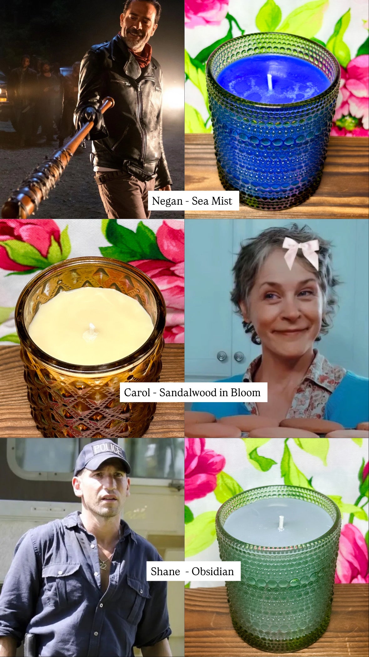 The Walking Dead - candle set bundle